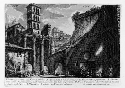 Forum Nervae door Giovanni Battista Piranesi